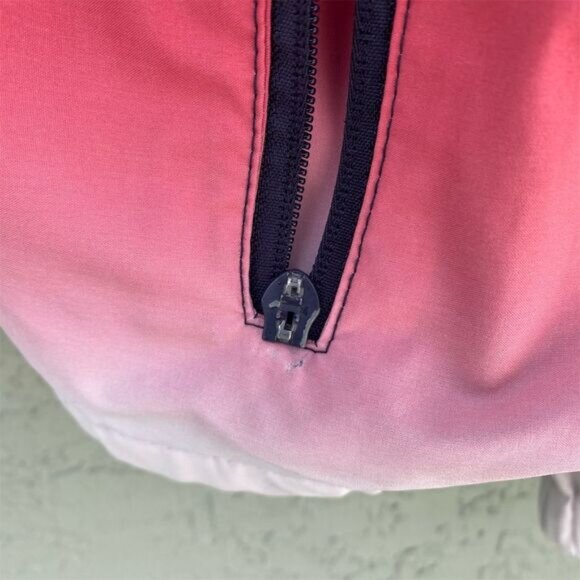 Hollister Men's XL Ombre Windbreaker Jacket Blue to Pink Hooded Casual - Picture 10 of 12